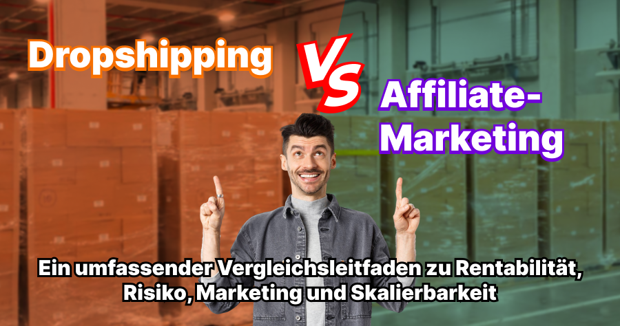 Affiliate-Marketing vs. Dropshipping: Ein umfassender Vergleichsleitfaden zu Rentabilität, Risiko, Marketing und Skalierbarkeit