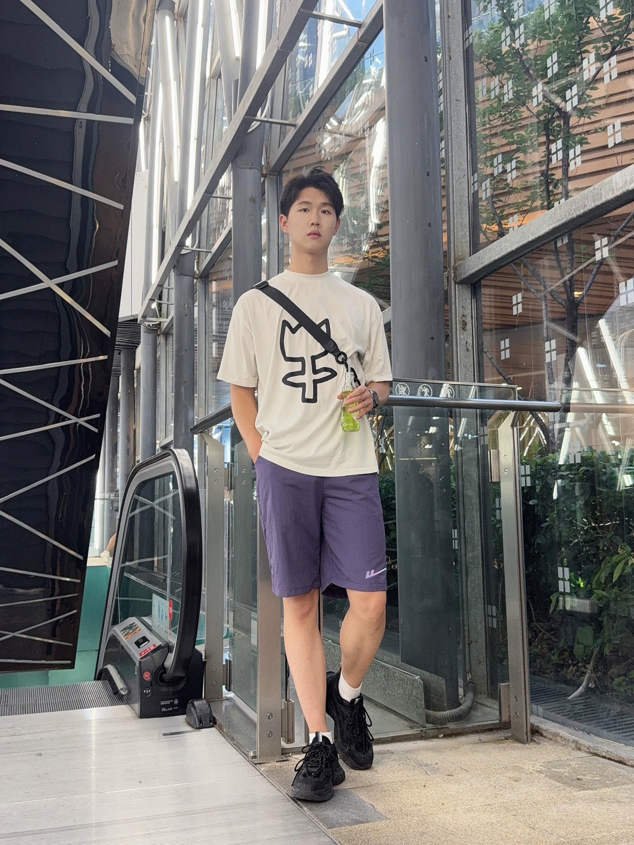 Calções de secagem rápida para atividades ao ar livre – Moda urbana para homem de verão, seda gelada, 12,7 cm