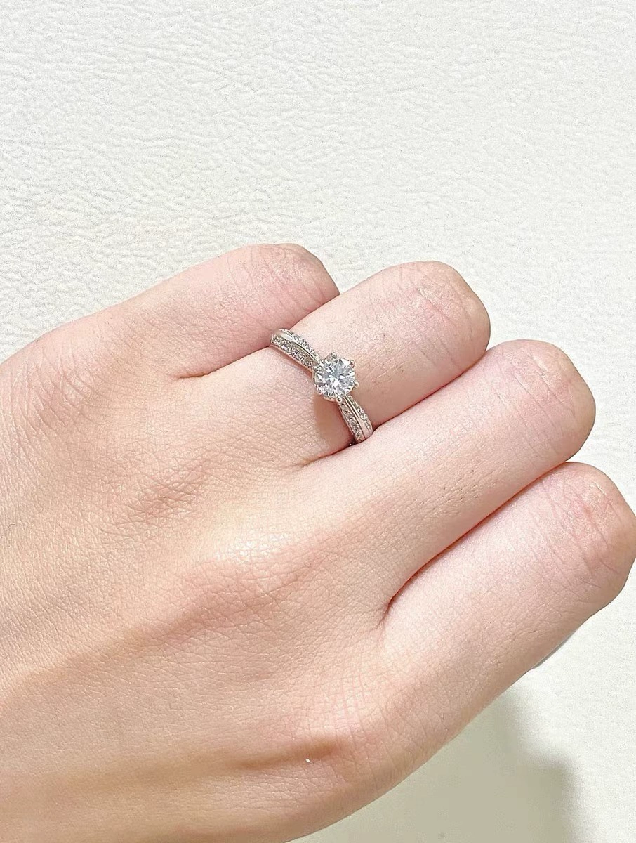 1 Carat Sterling Silver Proposal Ring – Confession & Birthday Gift for Her