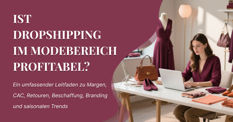 Ist Dropshipping im Modebereich profitabel? Ein umfassender Leitfaden zu Margen, CAC, Retouren, Beschaffung, Branding und saisonalen Trends