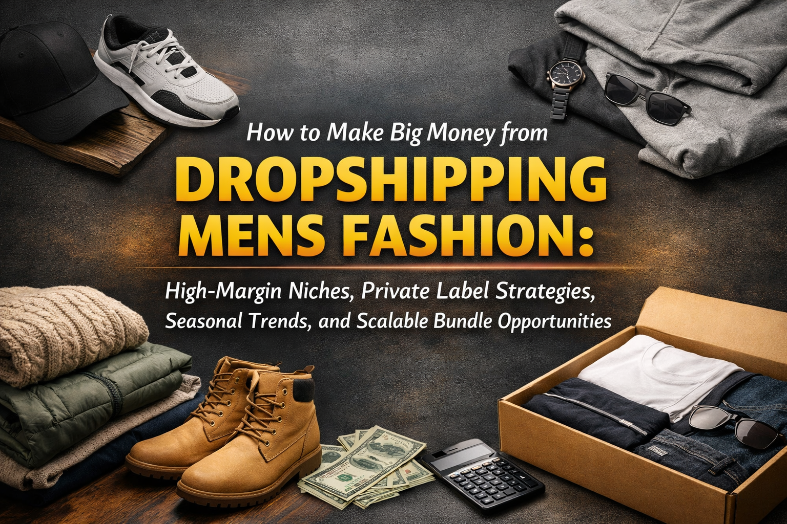 How to Make Big Money from Dropshipping Mens Fashion: High-Margin Niches, Private Label Strategies, Seasonal Trends, and Scalable Bundle Opportunities