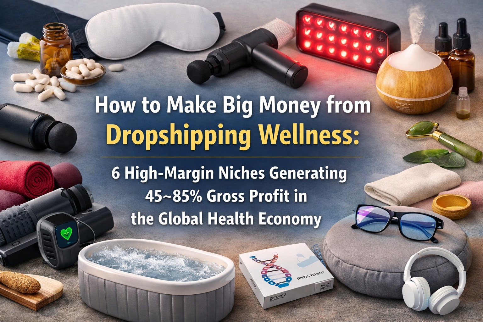 How to Make Big Money from Dropshipping Wellness: 6 High-Margin Niches Generating 45–85% Gross Profit in the Global Health Economy
