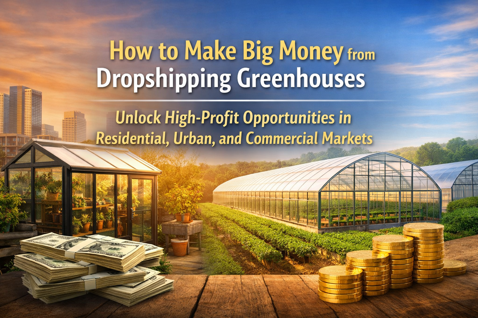 How to Make Big Money from Dropshipping Greenhouses: Unlock High-Profit Opportunities in Residential, Urban, and Commercial Markets