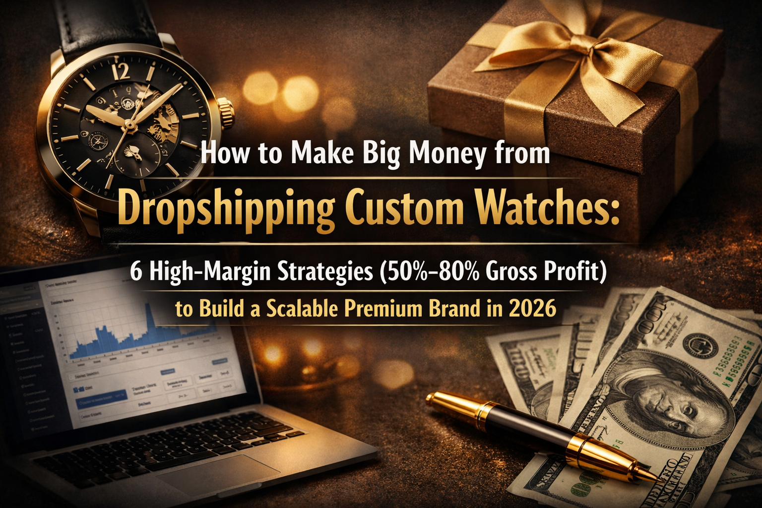 How to Make Big Money from Dropshipping Custom Watches: 6 High-Margin Strategies (50%–80% Gross Profit) to Build a Scalable Premium Brand in 2026
