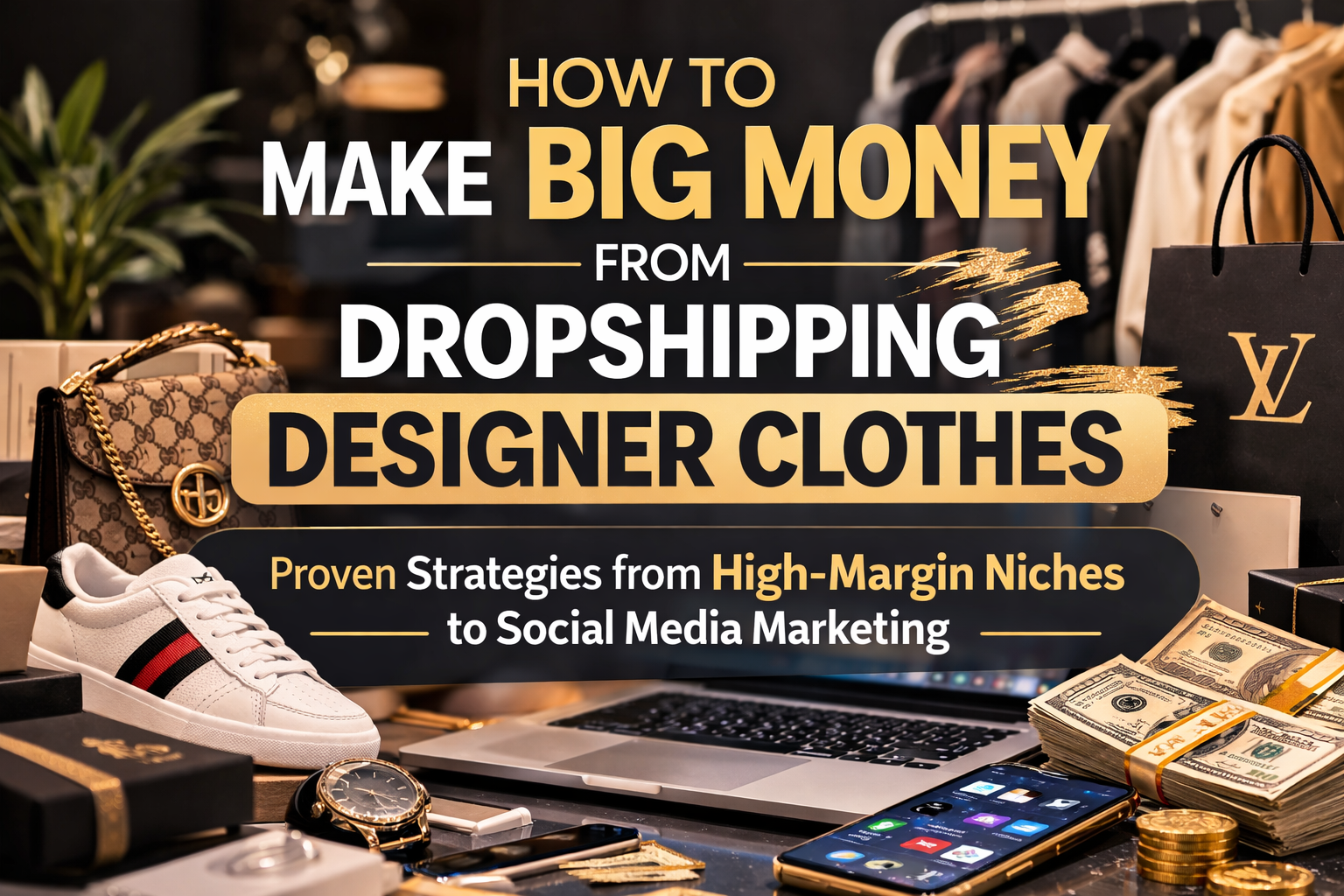 How to Make Big Money from Dropshipping Designer Clothes: Proven Strategies from High-Margin Niches to Social Media Marketing