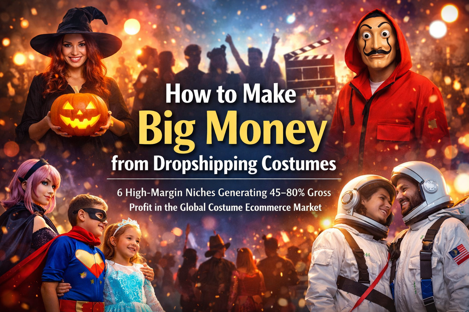 How to Make Big Money from Dropshipping Costumes: 6 High-Margin Niches Generating 45–80% Gross Profit in the Global Costume Ecommerce Market