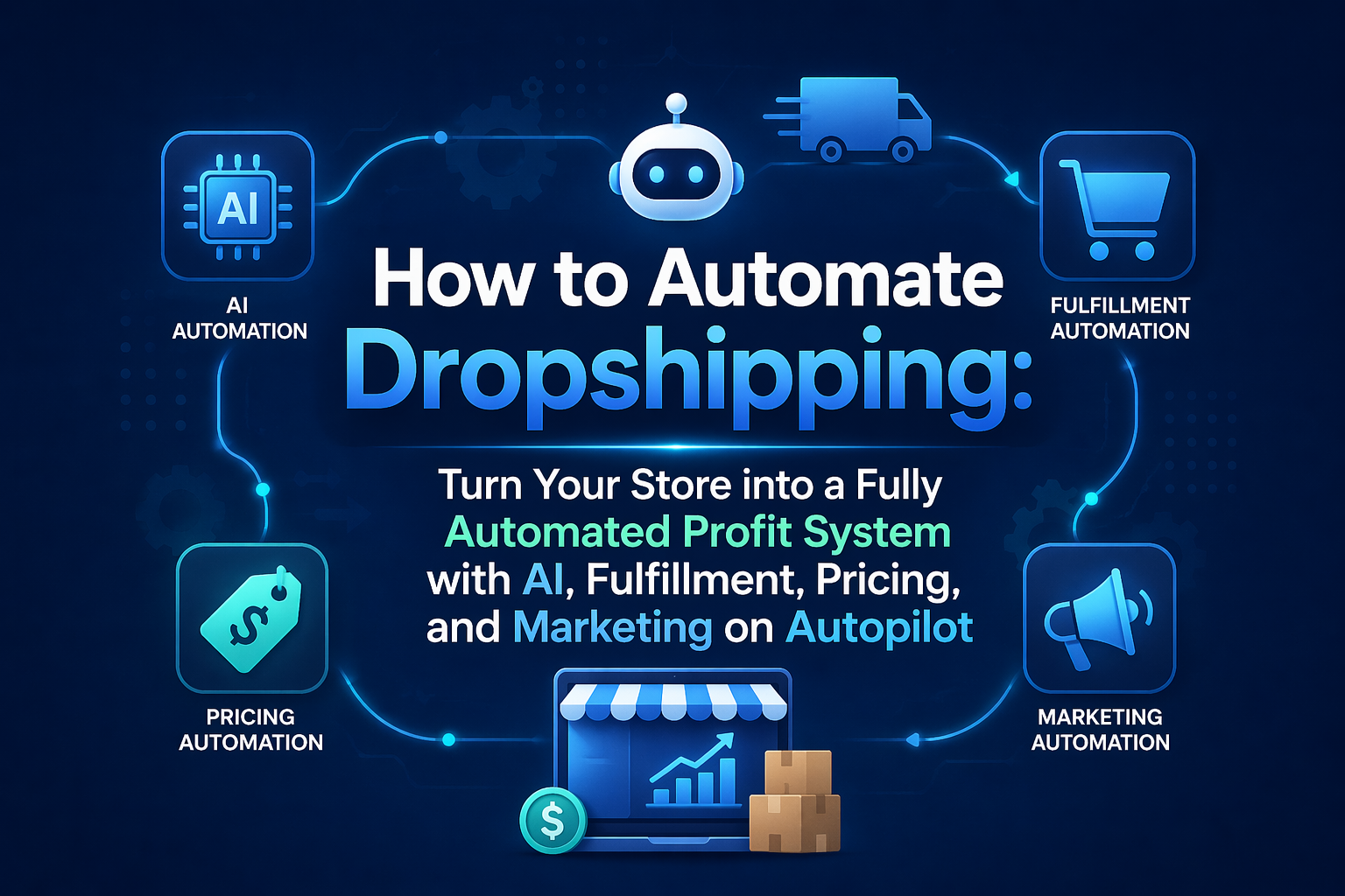 How to Automate Dropshipping: Turn Your Store into a Fully Automated Profit System with AI, Fulfillment, Pricing, and Marketing on Autopilot