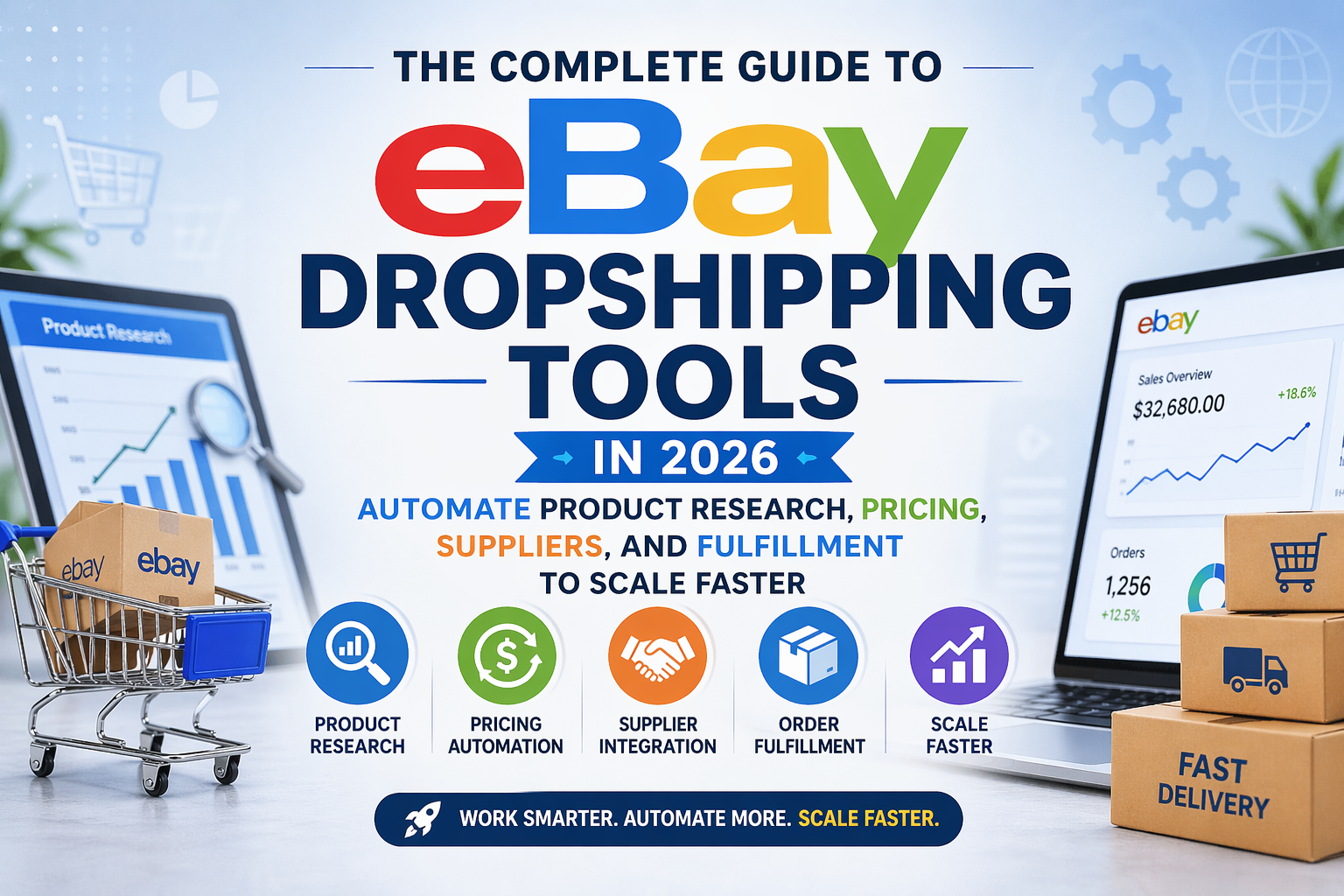 The complete Guide to eBay Dropshipping Tools in 2026: Automate Product Research, Pricing, Suppliers, and Fulfillment to Scale Faster