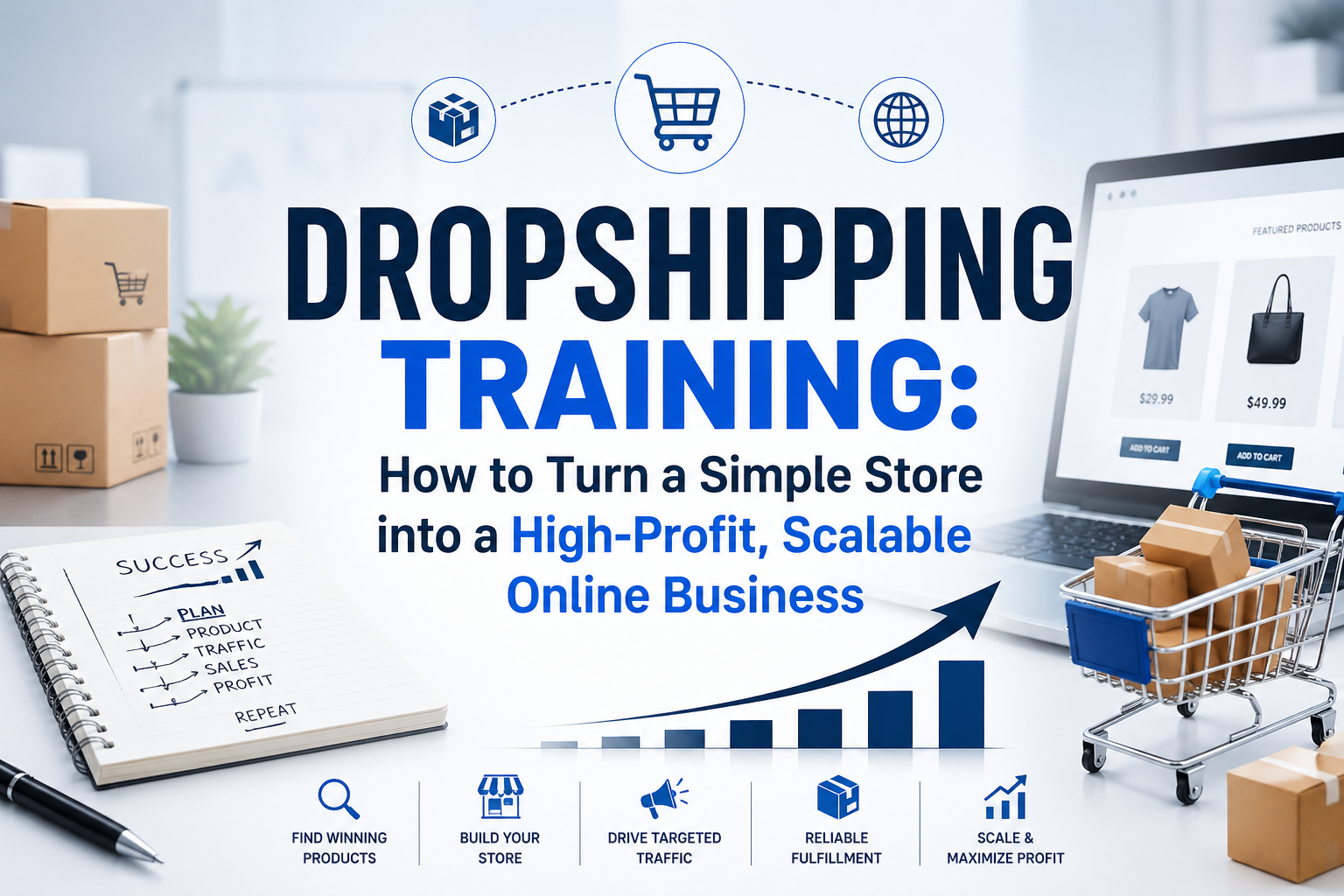 Dropshipping Training: How to Turn a Simple Store into a High-Profit, Scalable Online Business