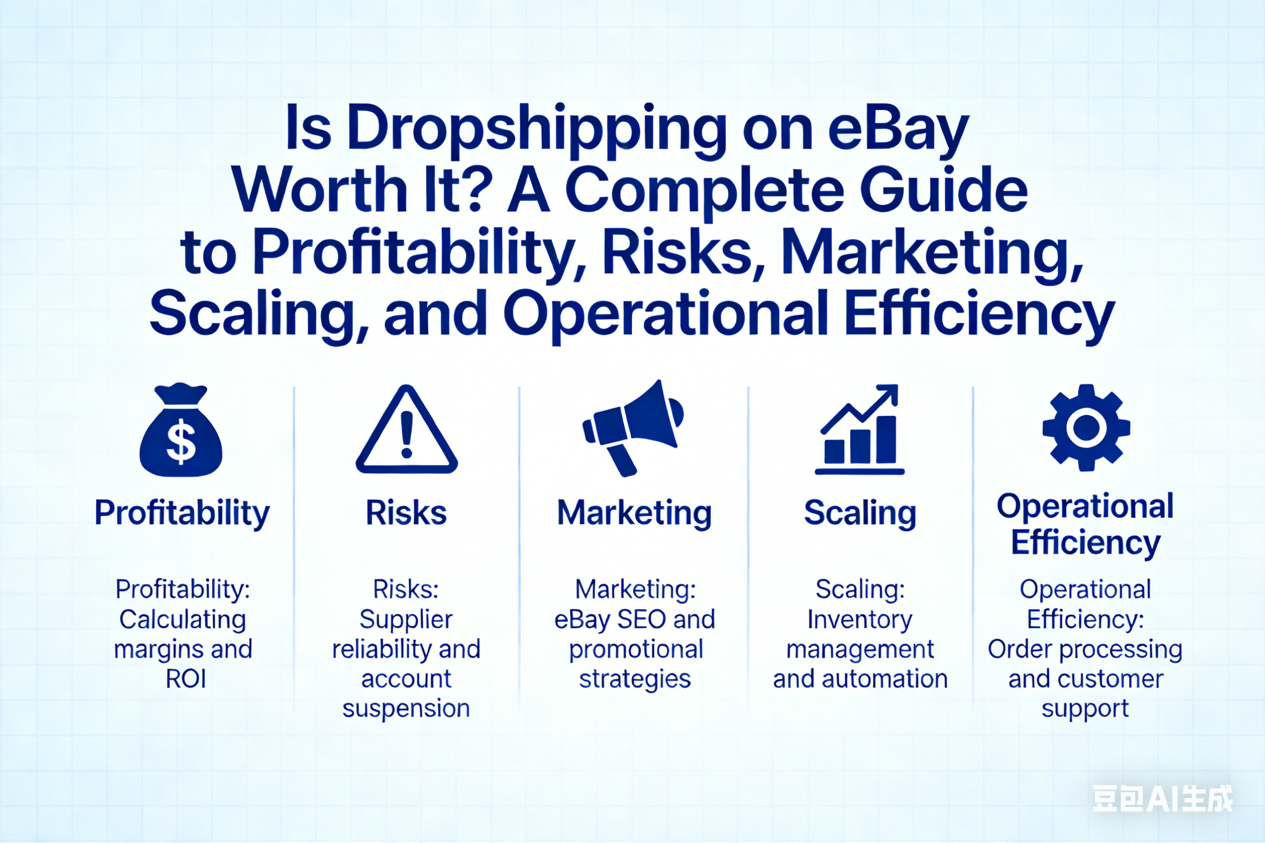 Le dropshipping sur eBay en vaut-il la peine ? Un guide complet sur la rentabilité, les risques, le marketing, le passage à l’échelle et l’efficacité opérationnelle.