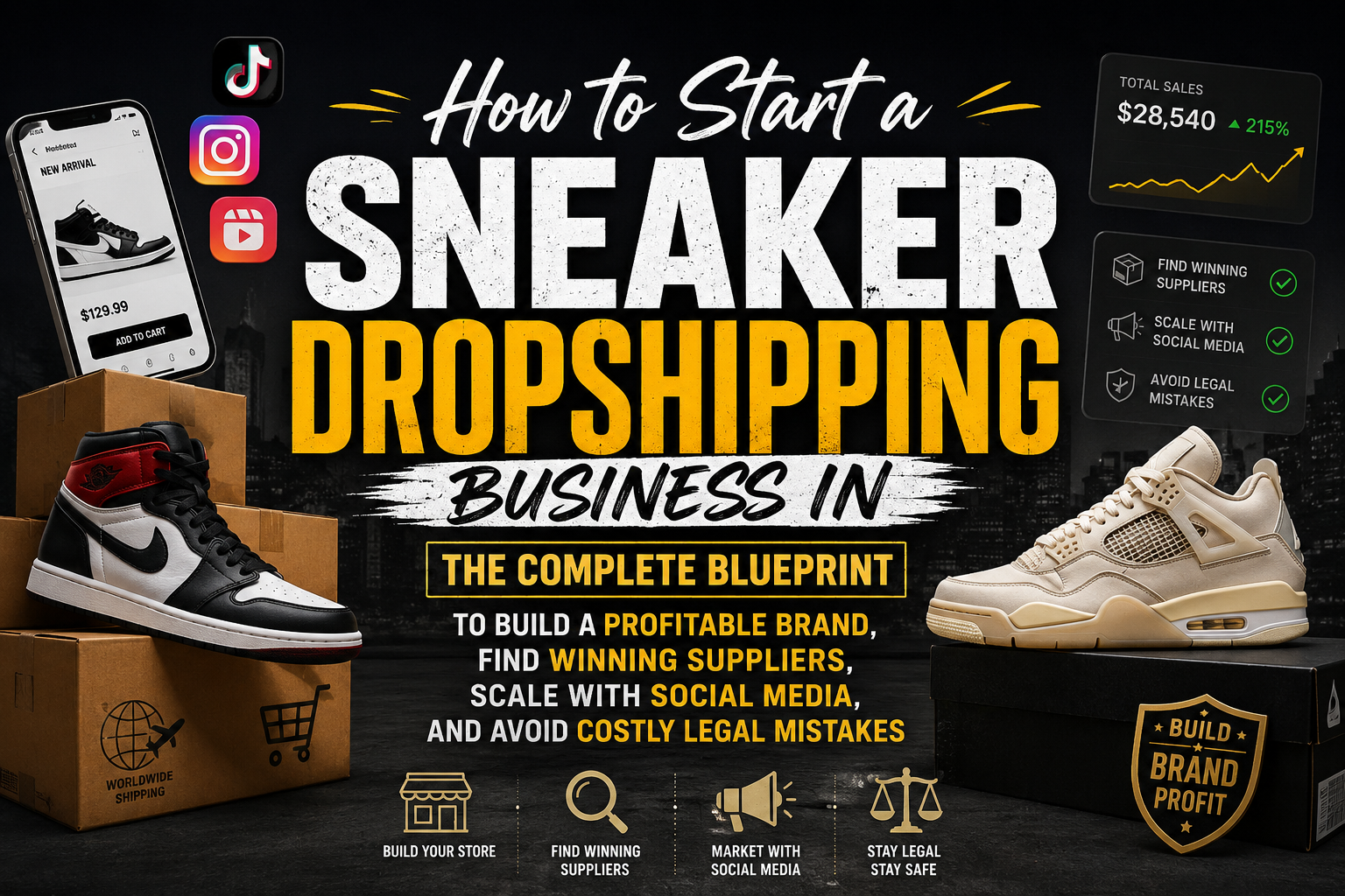 How to Start a Sneaker Dropshipping Business
