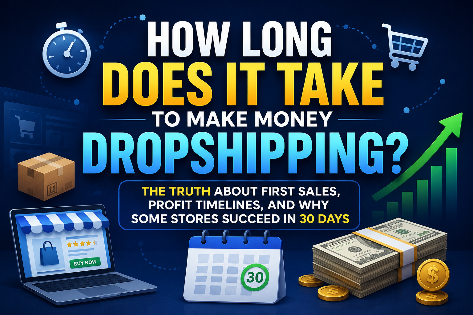 How Long Does It Take to Make Money Dropshipping? The Truth About First Sales, Profit Timelines, and Why Some Stores Succeed in 30 Days