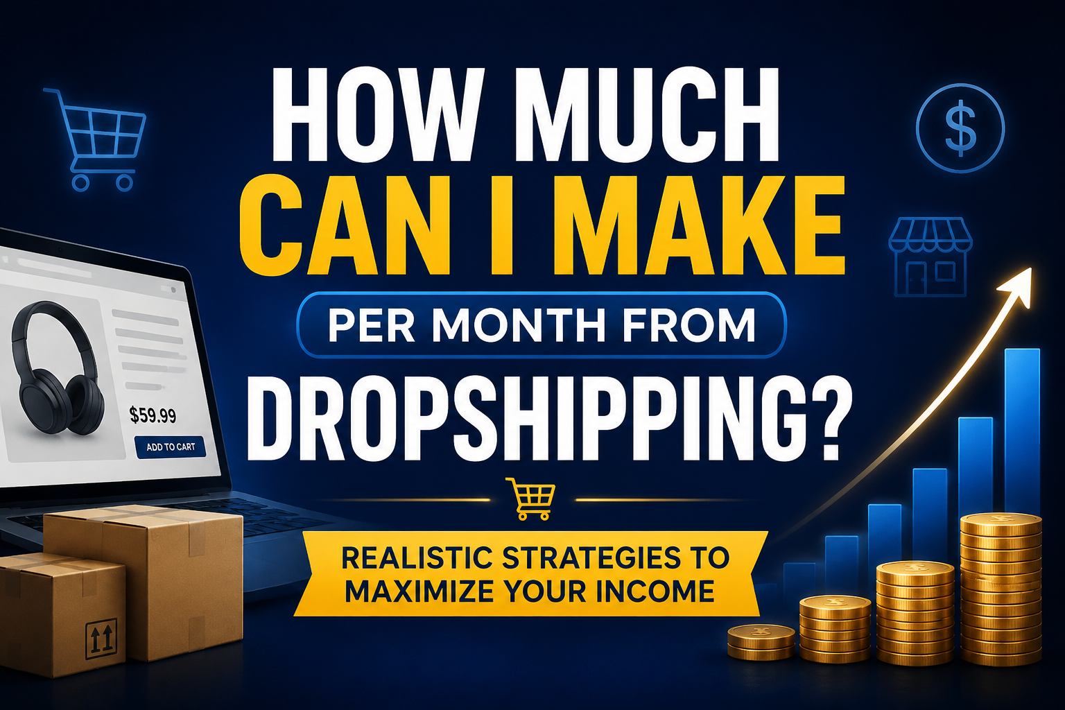 How Much Can I Make Per Month from Dropshipping? Realistic Strategies to Maximize Your Income