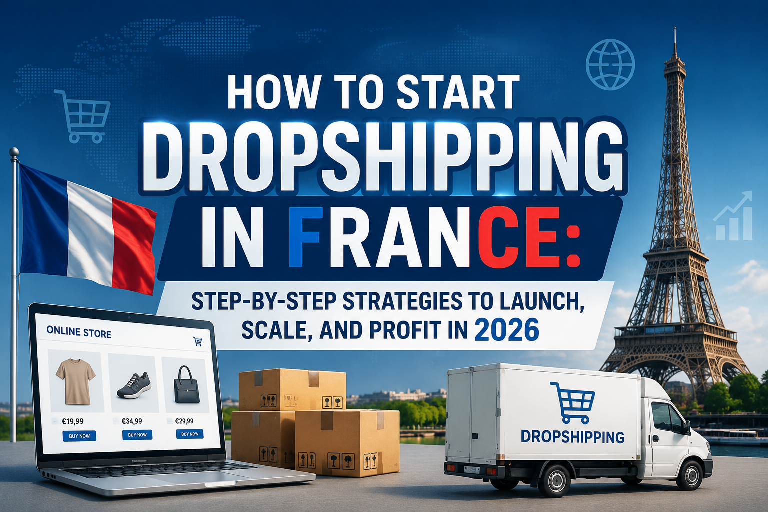 How to Start Dropshipping in France: Step-by-Step Strategies to Launch, Scale, and Profit in 2026