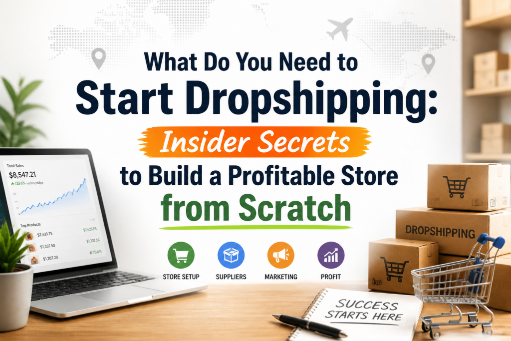 What Do You Need to Start Dropshipping: Insider Secrets to Build a ...