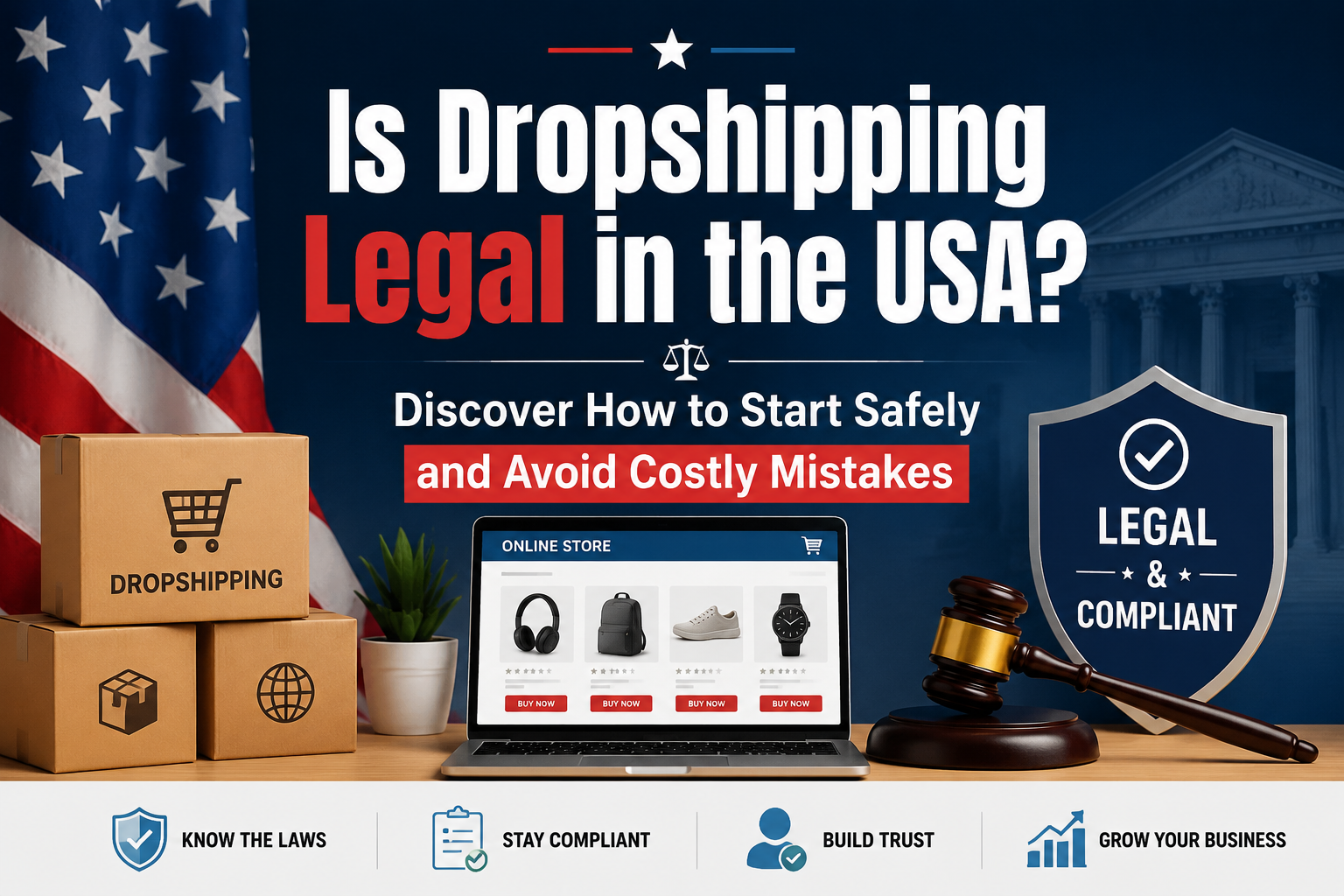 Is Dropshipping Legal in the USA? Discover How to Start Safely and Avoid Costly Mistakes