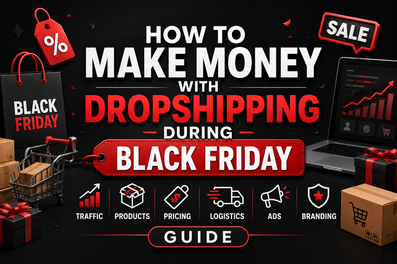 How to Make Money with Dropshipping During Black Friday: Traffic, Products, Pricing, Logistics, Ads, and Branding Guide