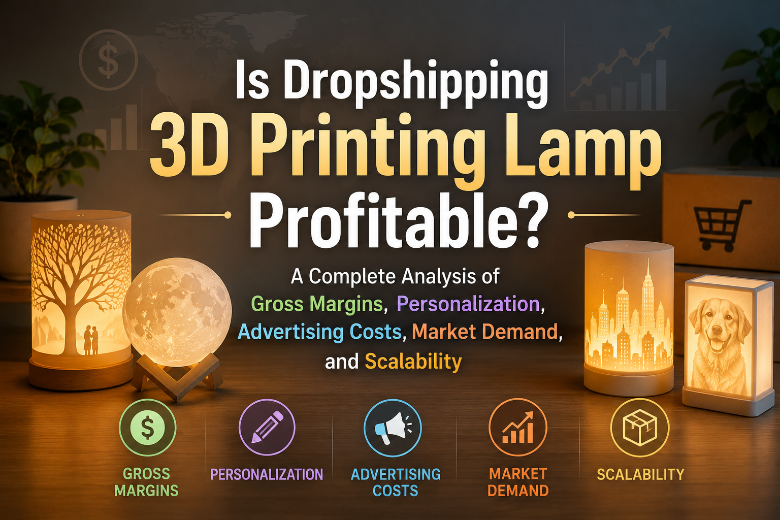 Is Dropshipping 3D Printing Lamp Profitable
