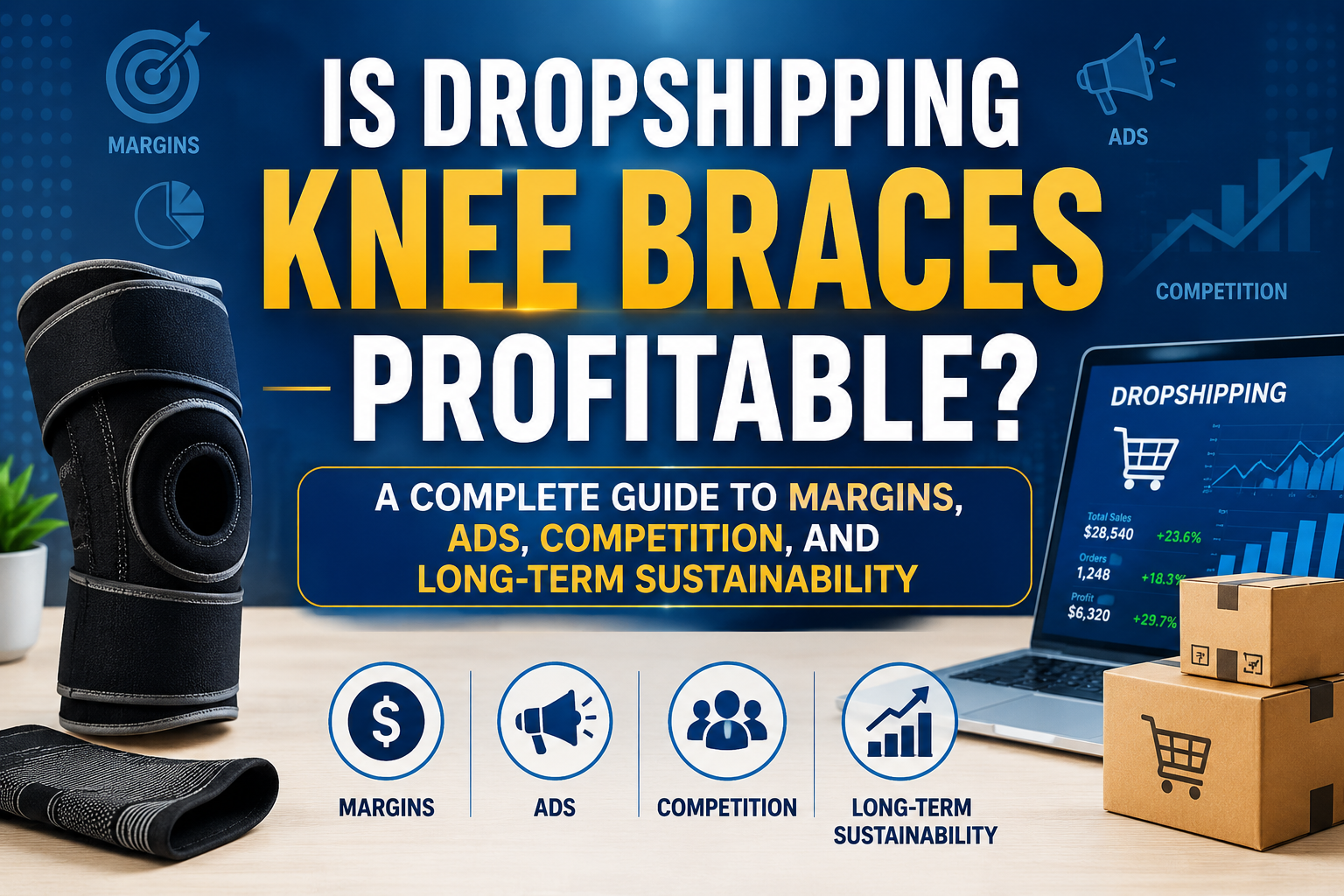 Is Dropshipping Knee Braces Profitable? A Complete Guide to Margins, Ads, Competition, and Long-Term Sustainability