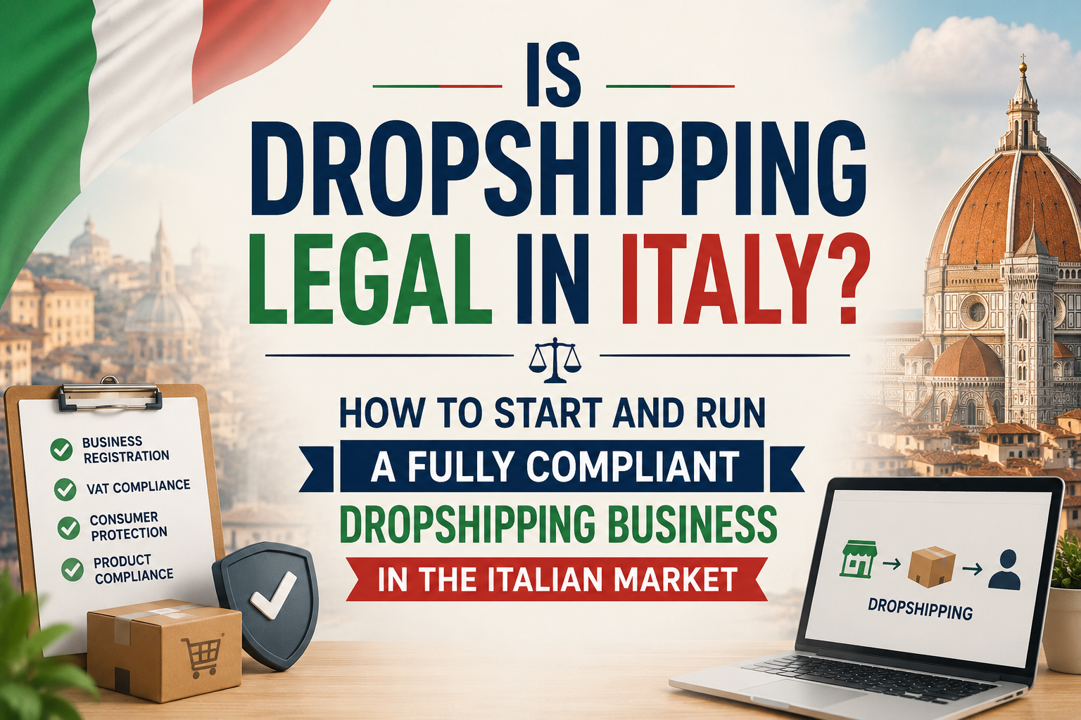 Is Dropshipping Legal in Italy? How to Start and Run a Fully Compliant Dropshipping Business in the Italian Market