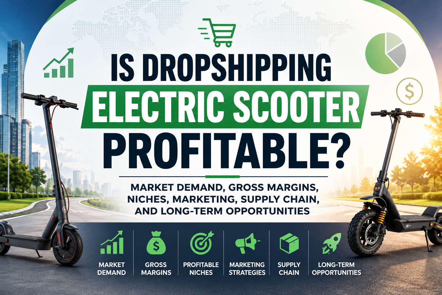 Is Dropshipping Electric Scooter Profitable? Market Demand, Gross Margins, Niches, Marketing, Supply Chain, and Long-Term Opportunities