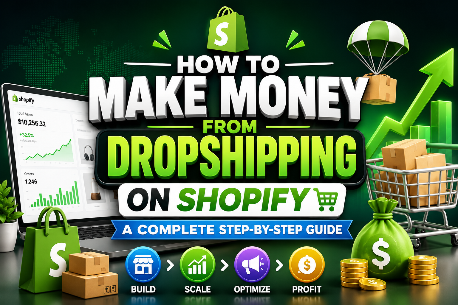 How to Make Money from Dropshipping on Shopify: A Complete Step-by-Step Guide to Build, Scale, and Profit Consistently