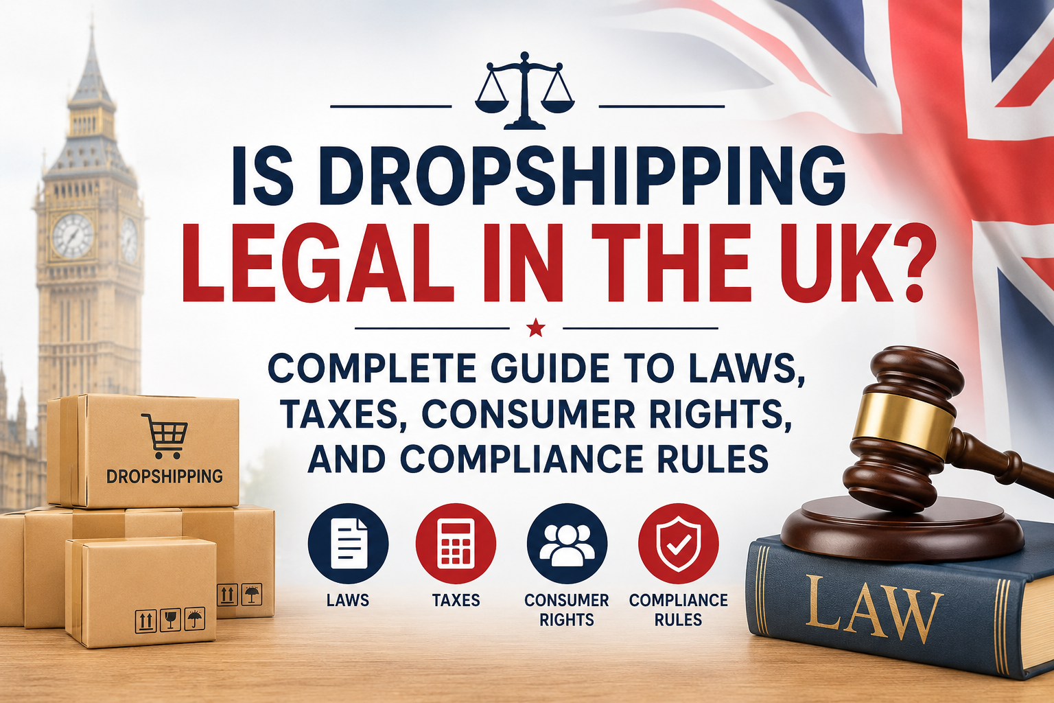 Is Dropshipping Legal in the UK? Complete Guide to Laws, Taxes, Consumer Rights, and Compliance Rules