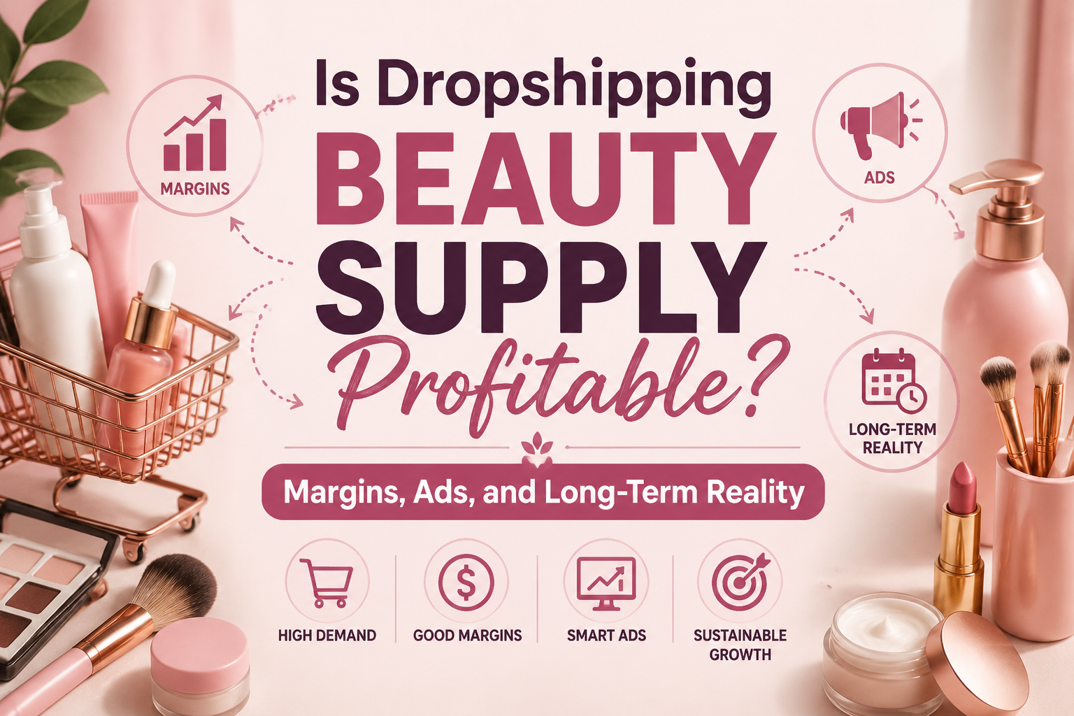 Is Dropshipping Beauty Supply Profitable? Margins, Ads, and Long-Term Reality