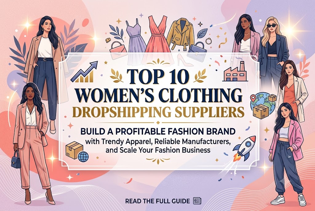 Top 10 Women’s Clothing Dropshipping Suppliers to Build a Profitable Fashion Brand with Trendy Apparel, Reliable Manufacturers, and Scale Your Fashion Business