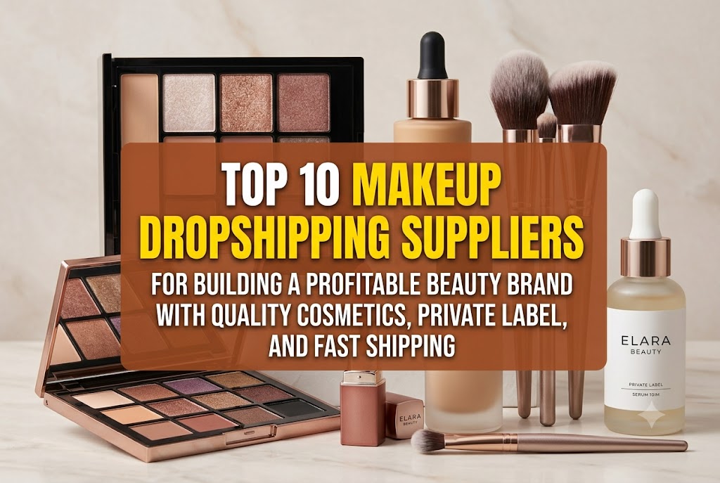 Top 10 Makeup Dropshipping Suppliers for Building a Profitable Beauty Brand with Quality Cosmetics, Private Label, and Fast Shipping
