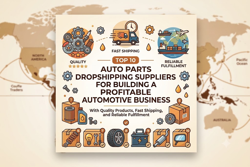 Top 10 Auto Parts Dropshipping Suppliers for Building a Profitable Automotive Business with Quality Products, Fast Shipping, and Reliable Fulfillment
