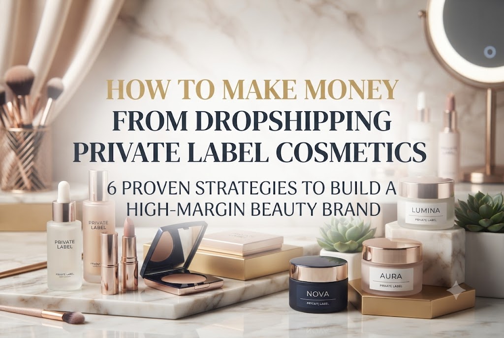 How to Make Money from Dropshipping Private Label Cosmetics: 6 Proven Strategies to Build a High-Margin Beauty Brand