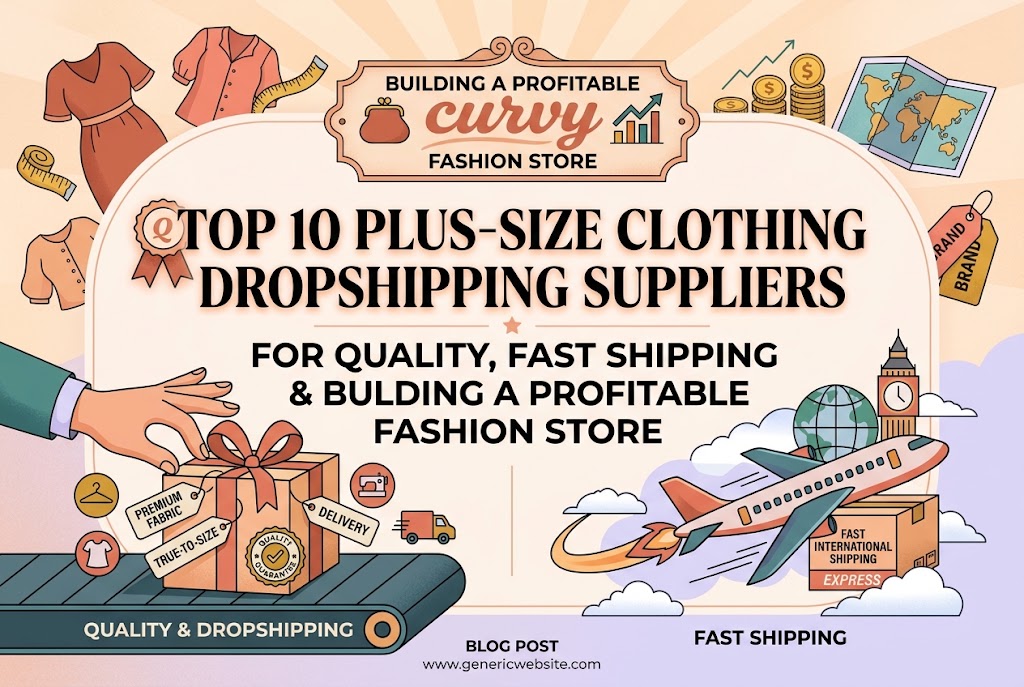 Top 10 Plus-Size Clothing Dropshipping Suppliers for Quality, Fast Shipping and Building a Profitable Curvy Fashion Store