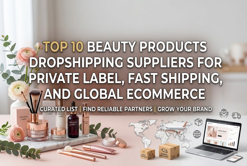 Os 10 Melhores Fornecedores de Dropshipping de Produtos de Beleza para Marca Própria, Envio Rápido e E-commerce Global