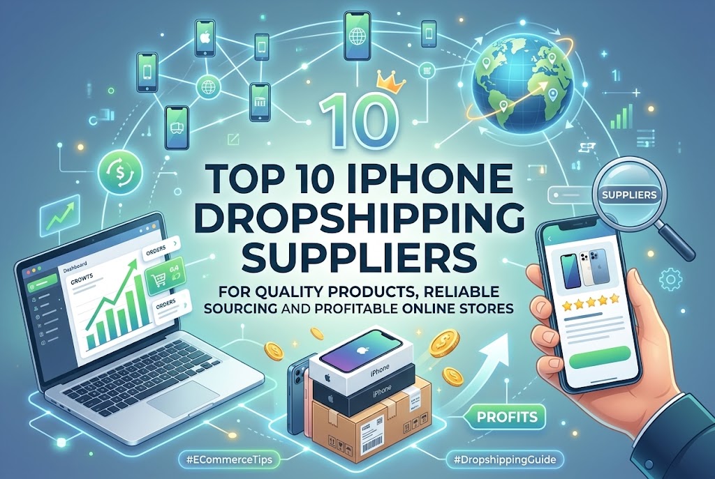 Top 10 iPhone Dropshipping Suppliers for Quality Products, Reliable Sourcing and Profitable Online Stores