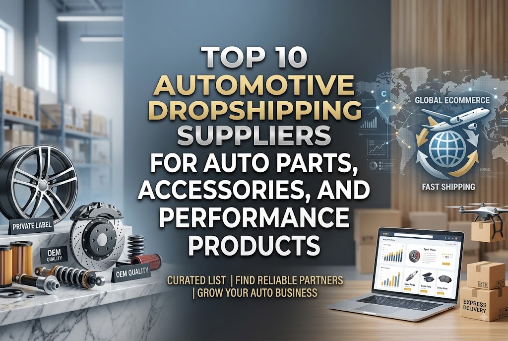 Top 10 Automotive Dropshipping Suppliers for Auto Parts, Accessories, and Performance Products