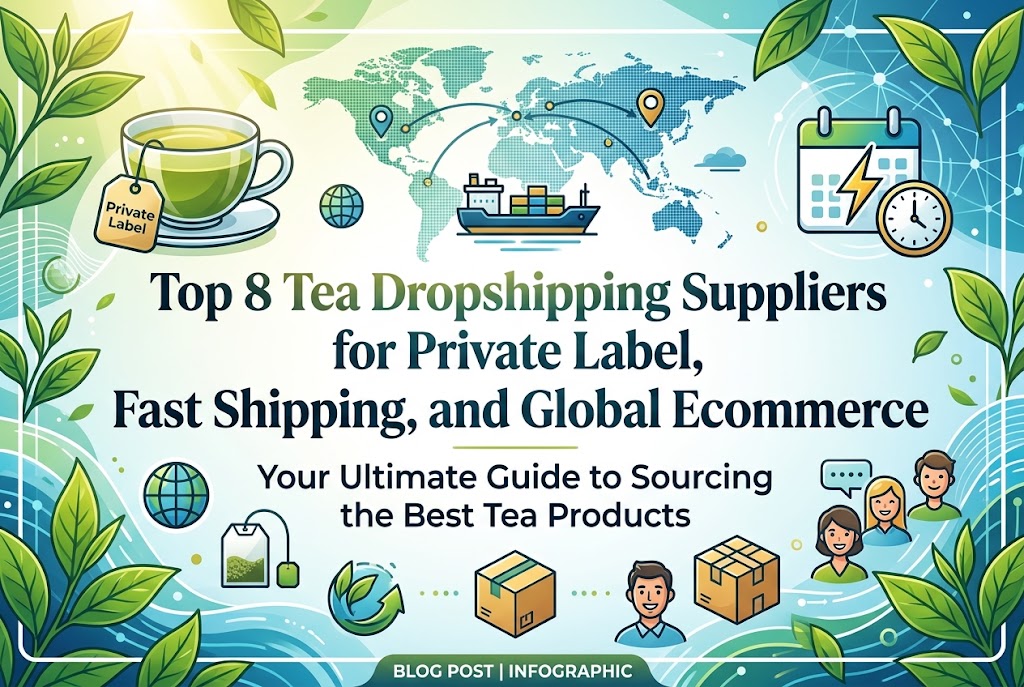 Top 8 Tea Dropshipping Suppliers for Private Label, Fast Shipping, and Global Ecommerce
