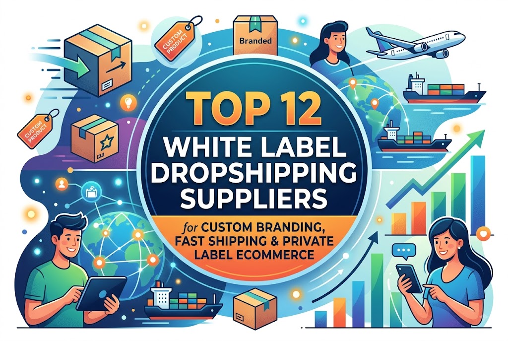 Los 12 Mejores Proveedores de Dropshipping Marca Blanca para Branding Personalizado, Envío Rápido y Ecommerce de Etiqueta Privada