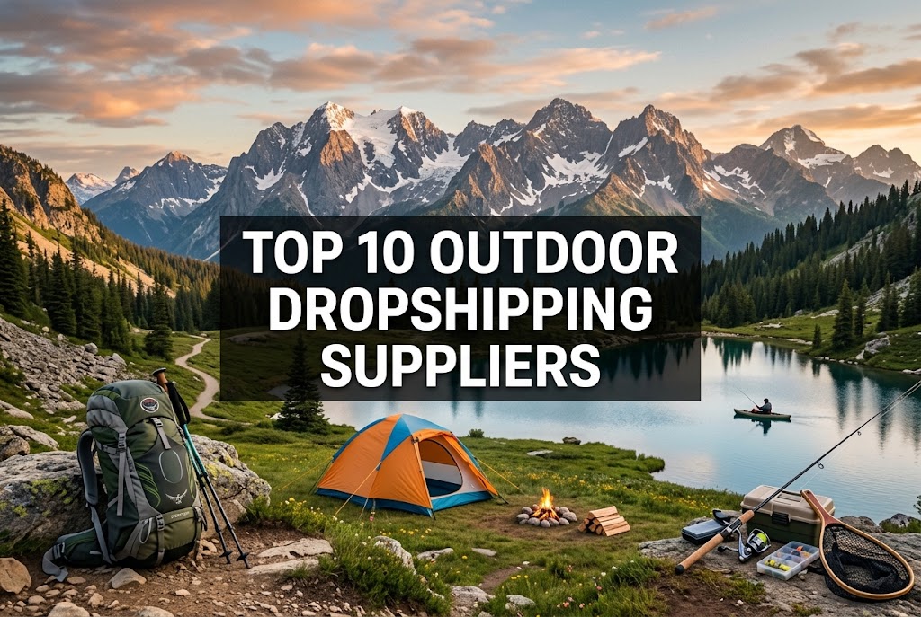 Top 10 Outdoor Dropshipping Suppliers for Camping, Hiking, Fishing & Outdoor Gear