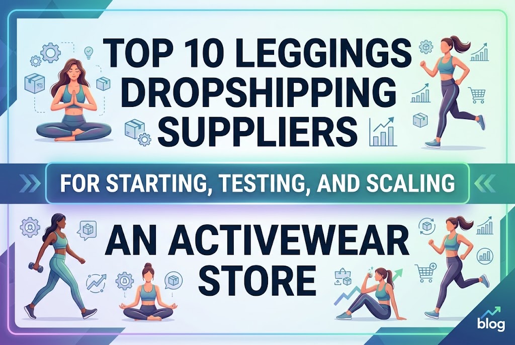 Top 10 Leggings Dropshipping Suppliers for Starting, Testing, and Scaling an Activewear Store