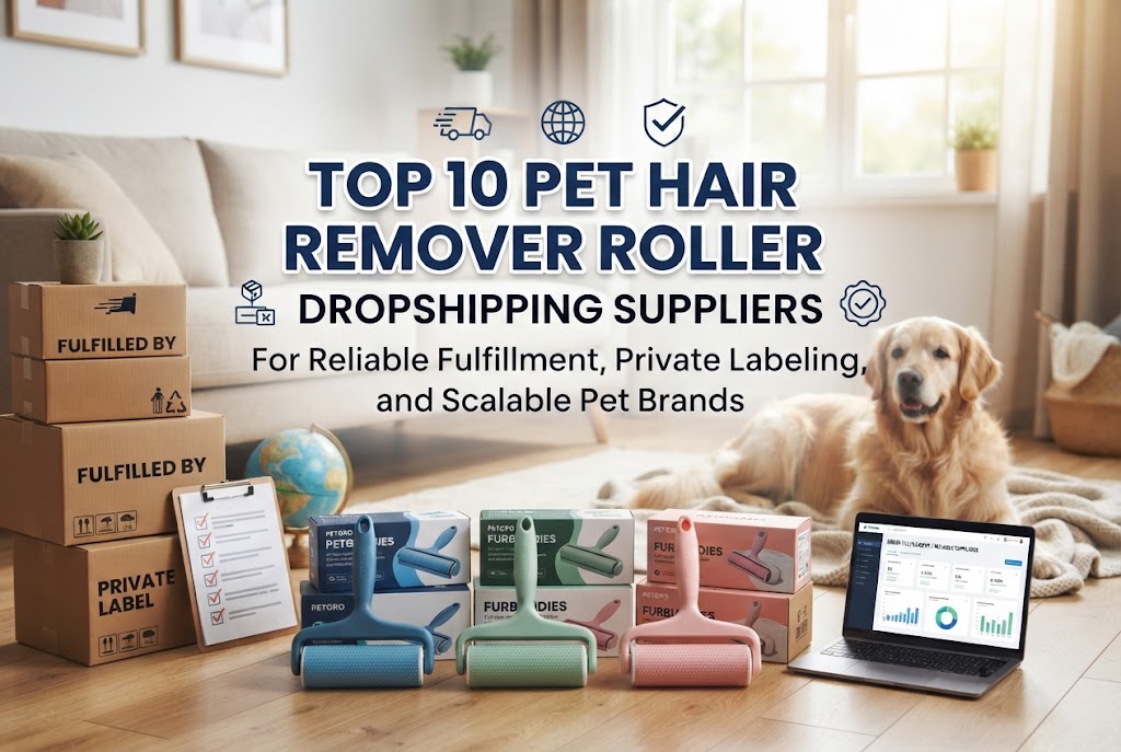 Top 10 Pet Hair Remover Roller Dropshipping Suppliers for Reliable Fulfillment, Private Labeling, and Scalable Pet Brands