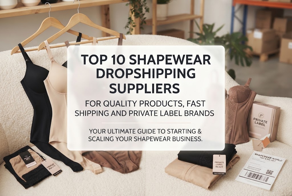 Top 10 Shapewear Dropshipping Suppliers for Quality Products, Fast Shipping and Private Label Brands