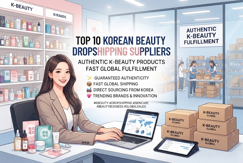 Top 10 Korean Beauty Dropshipping Suppliers for Authentic K-Beauty Products and Fast Global Fulfillment