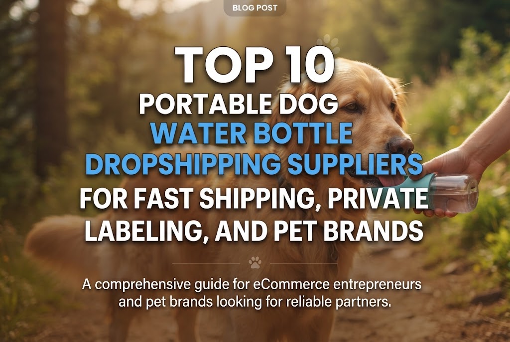 Top 10 Portable Dog Water Bottle Dropshipping Suppliers for Fast Shipping, Private Labeling, and Pet Brands
