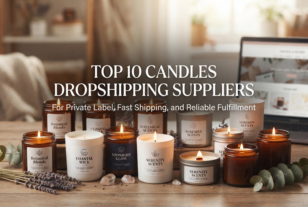 Top 10 Candles Dropshipping Suppliers for Private Label, Fast Shipping, and Reliable Fulfillment