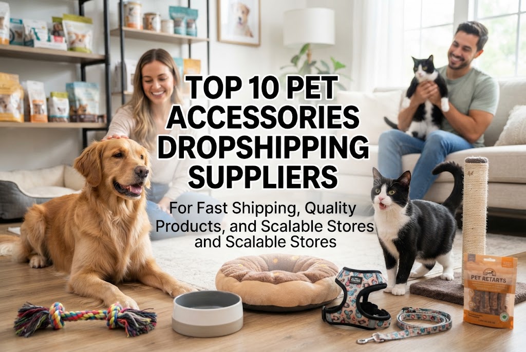 Top 10 Pet Accessories Dropshipping Suppliers for Fast Shipping, Quality Products, and Scalable Stores