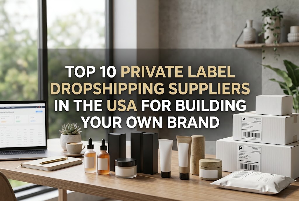 Top 10 Private Label Dropshipping Suppliers in the USA for Building Your Own Brand
