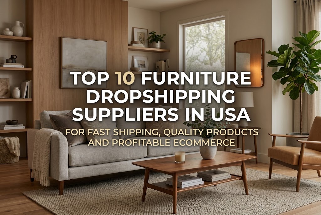 Top 10 Furniture Dropshipping Suppliers in USA for Fast Shipping, Quality Products and Profitable Ecommerce
