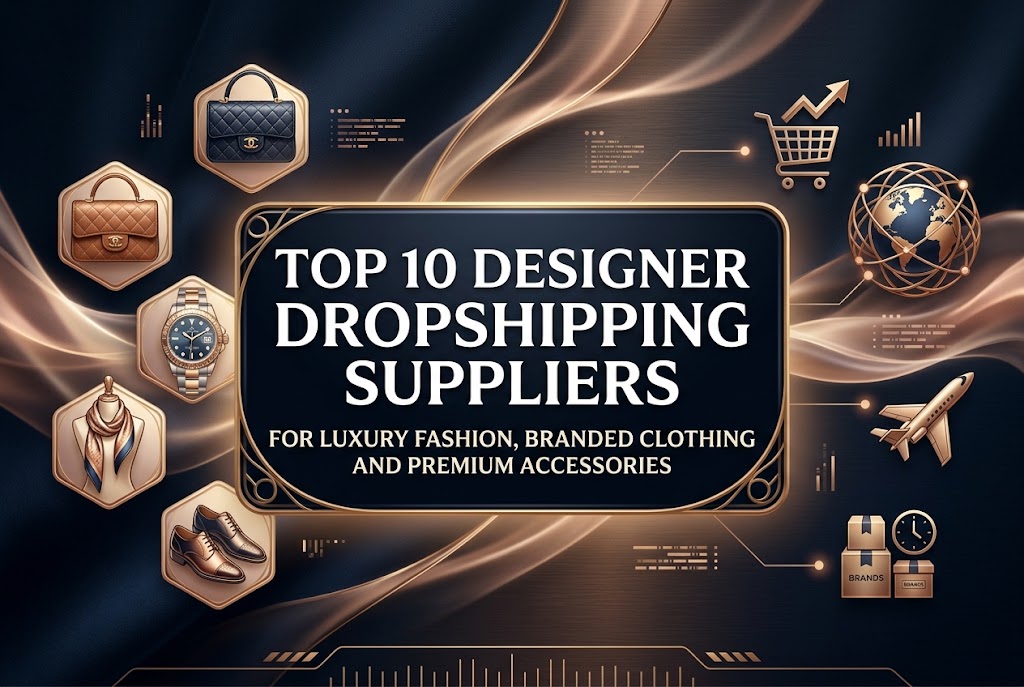 Top 10 Designer Dropshipping Suppliers for Luxury Fashion, Branded Clothing & Premium Accessories