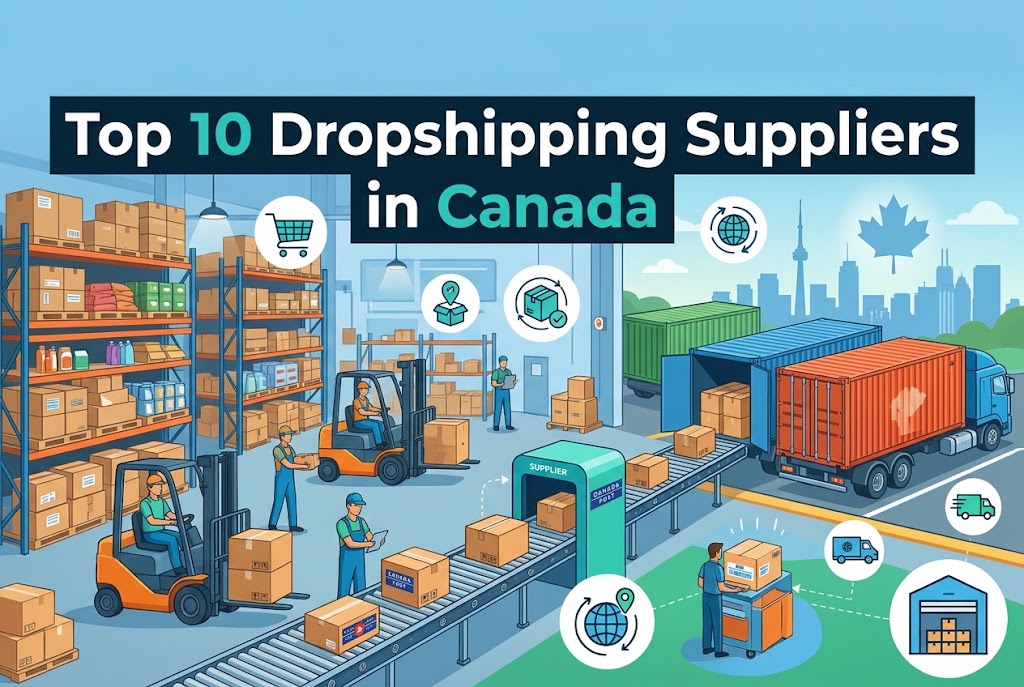 Top 10 Dropshipping Suppliers in Canada for Fast Shipping, Profitable Products, and Ecommerce Growth